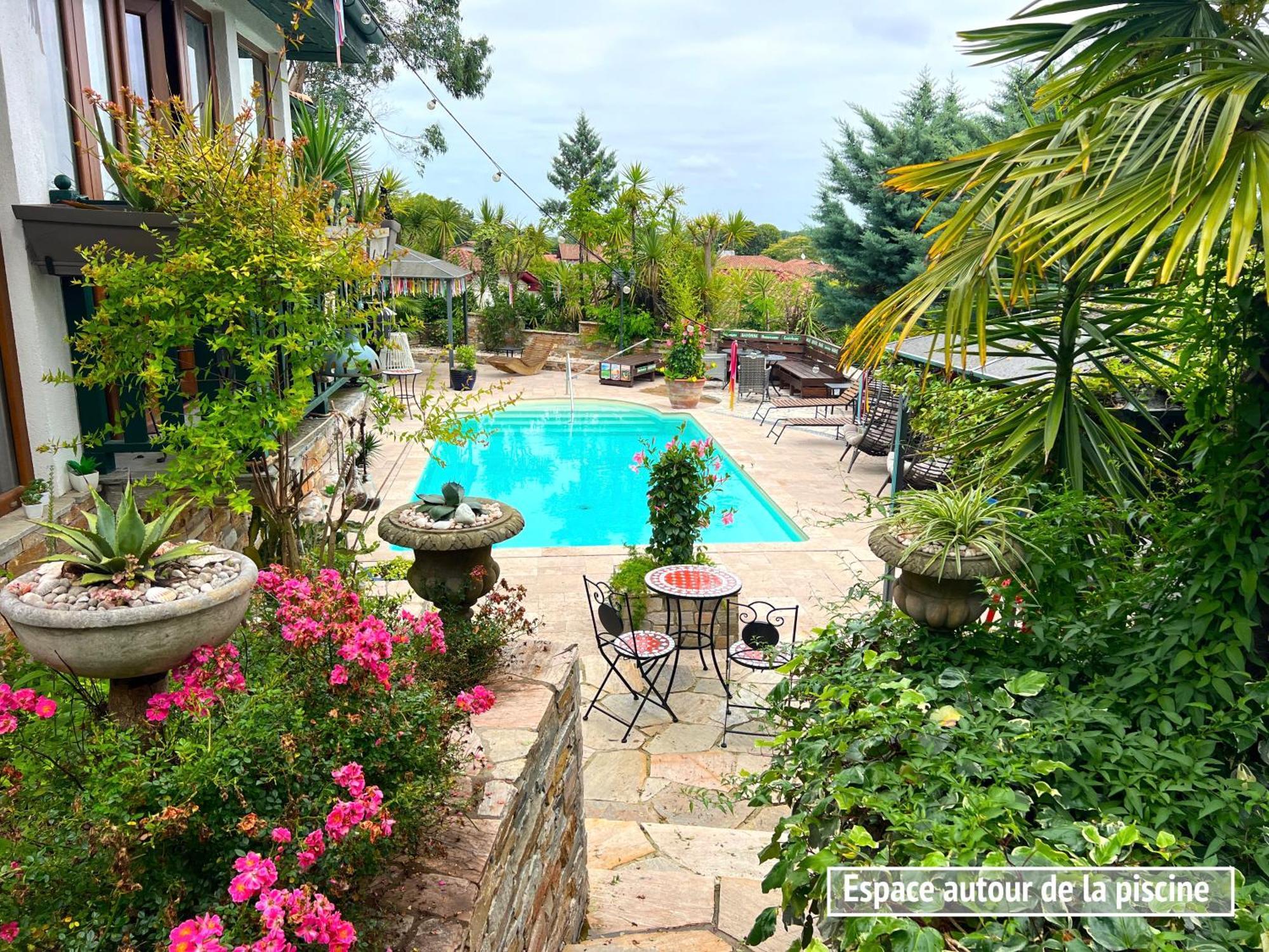 Villa Merkel - 27 Pers - 11 Chambr - 10 Wc - Piscine Anglet Extérieur photo